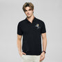 Giordano Men’S Slim Fit Napoleon Embroidery Lycra Pique Polo - first_variant_option_2 Premium Polo for Giordano