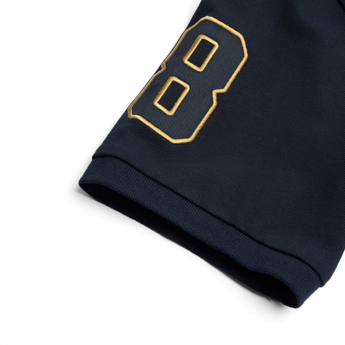 Giordano Men’S Slim Fit Napoleon Embroidery Lycra Pique Polo - first_variant_option_2 Premium Polo for Giordano