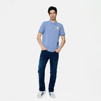 Giordano Men’s Slim Fit Napoleon Embroidery Lycra Pique Polo - Premium Polo