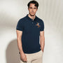 Giordano Men’S Slim Fit Napoleon Embroidery Lycra Pique Polo - first_variant_option_2 Premium Polo for Giordano