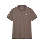 Giordano Men’S Slim Fit Napoleon Embroidery Lycra Pique Polo - first_variant_option_2 Premium Polo for Giordano