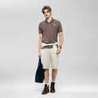 Giordano Men’S Slim Fit Napoleon Embroidery Lycra Pique Polo - first_variant_option_2 Premium Polo for Giordano