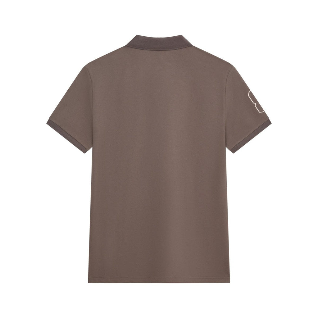 Giordano Men’S Slim Fit Napoleon Embroidery Lycra Pique Polo - first_variant_option_2 Premium Polo for Giordano