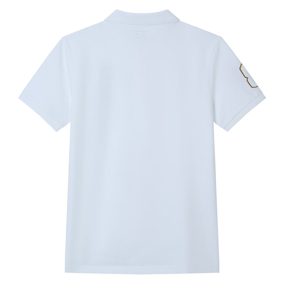 Giordano Men’S Slim Fit Napoleon Embroidery Lycra Pique Polo - first_variant_option_2 Premium Polo for Giordano