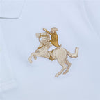 Giordano Men’S Slim Fit Napoleon Embroidery Lycra Pique Polo - first_variant_option_2 Premium Polo for Giordano