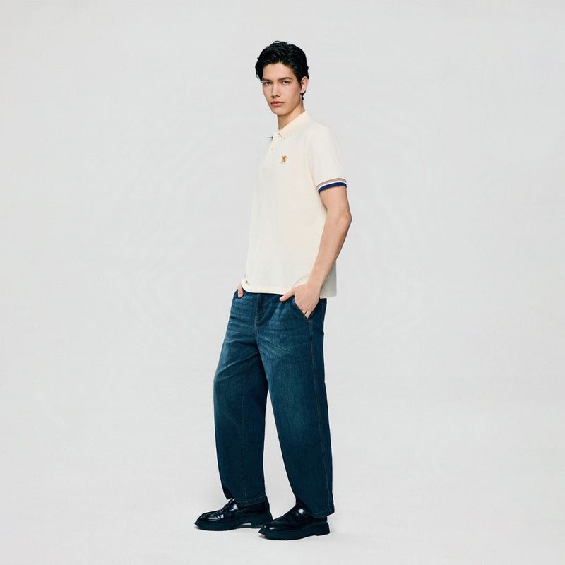 Giordano Men's Slim Fit Performance Pique Polo - first_variant_option_2 Premium Polo for Giordano