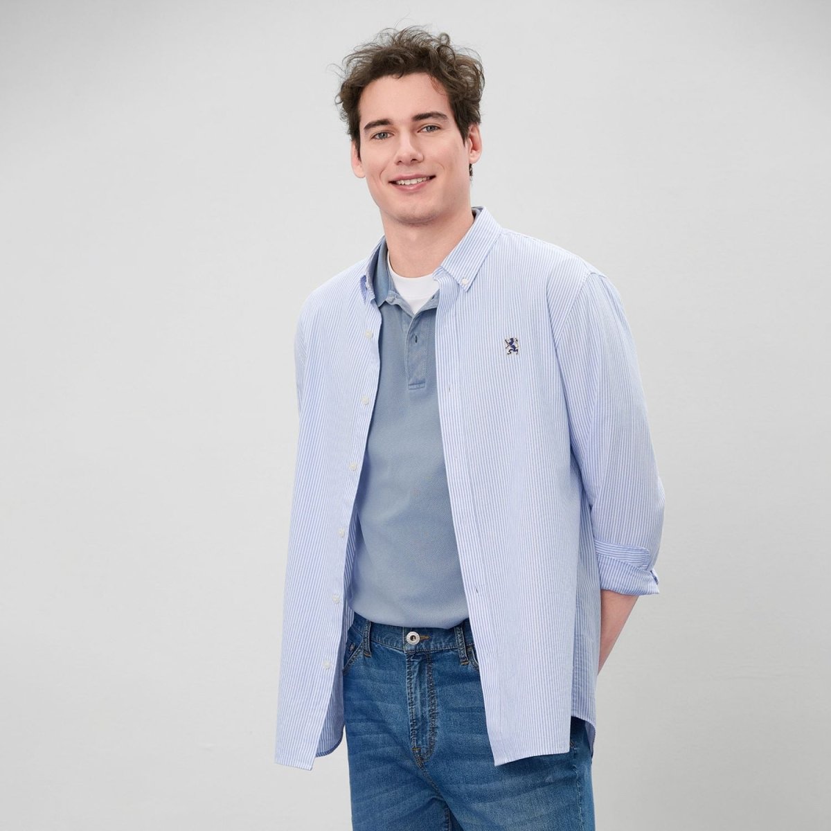 Giordano Men’s Slim Fit Pique Garment Dye Polo - first_variant_option_2 Premium Polo for Giordano