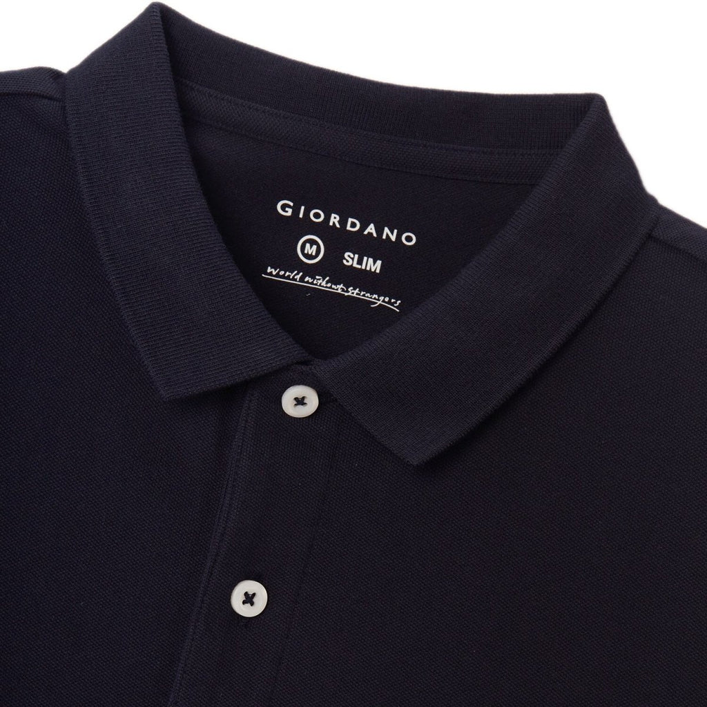 Giordano Men's Slim Fit Pique Polo: Elevated Comfort, Modern Style - first_variant_option_2 Premium Polo for Giordano