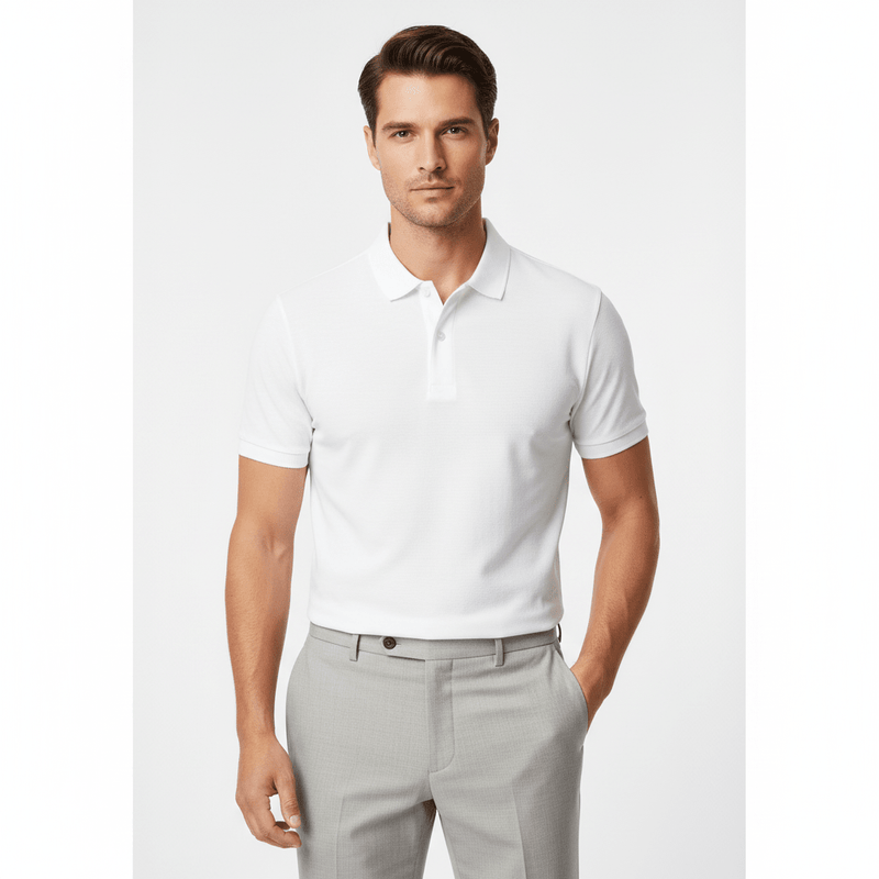 Giordano Men's Slim Fit Pique Polo: Elevated Comfort, Modern Style - first_variant_option_2 Premium Polo for Giordano