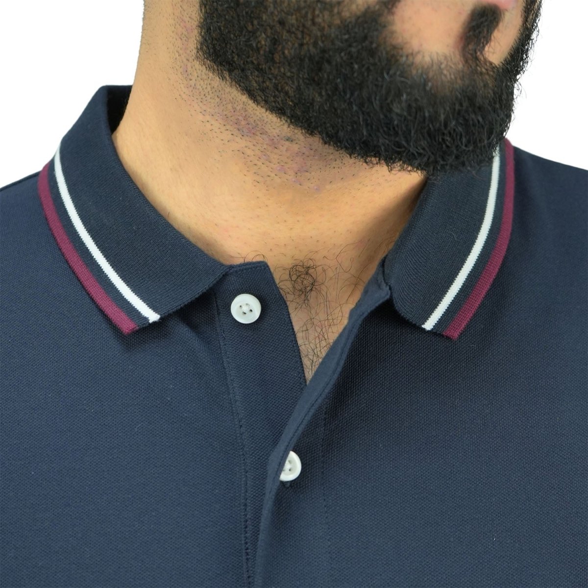 Giordano Men's Slim Fit Polo - Union Jack Embroidery - Premium Polo