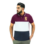 Giordano Men's Slim Fit Polo - Union Jack Embroidery - Premium Polo