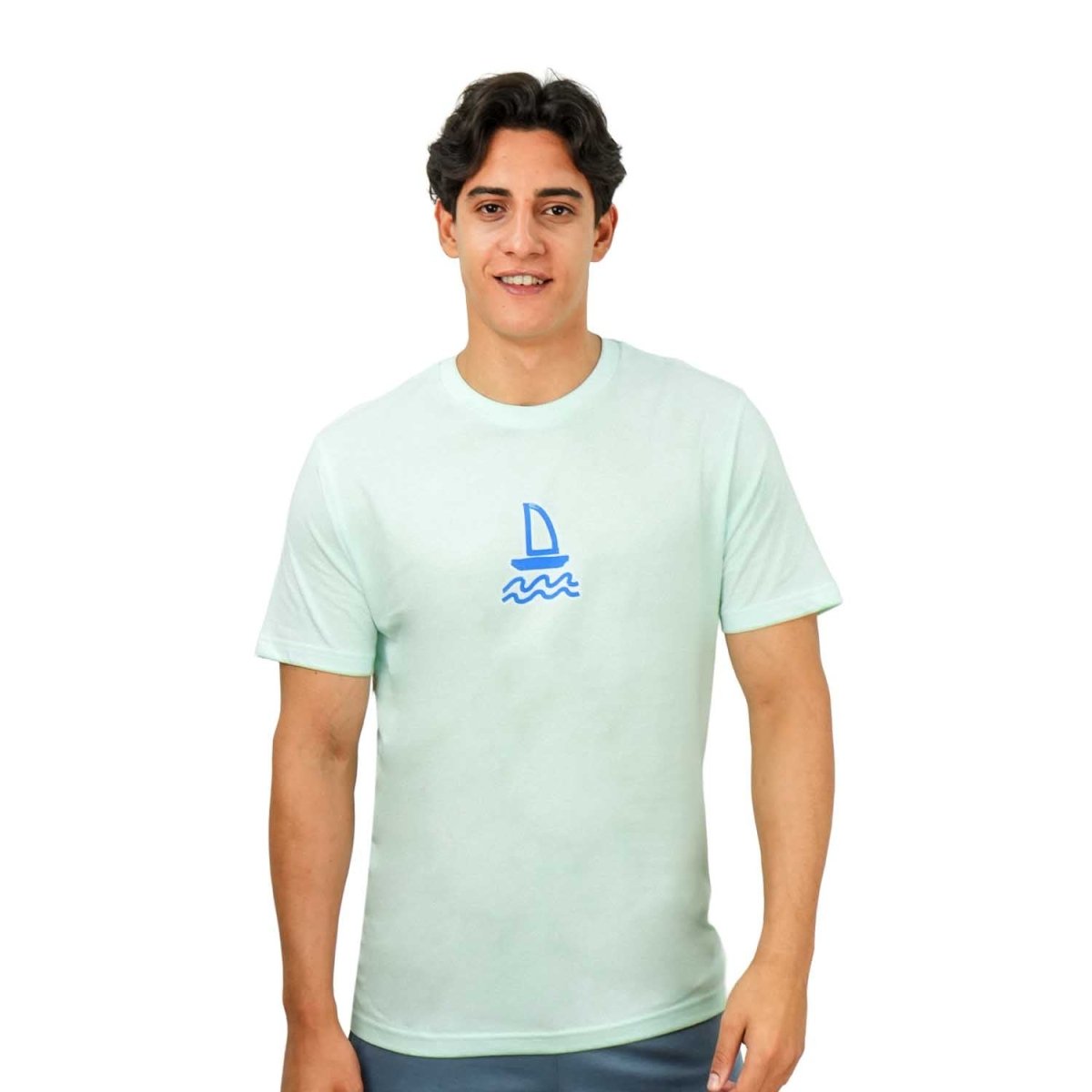 Giordano Men's Slim Fit Print Tee - Cotton Jersey, Crew Neck, Short Sleeve - Premium Print Tee