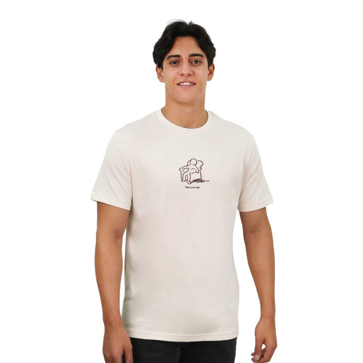 Giordano Men's Slim Fit Print Tee - Cotton Jersey, Crew Neck, Short Sleeve - Premium Print Tee