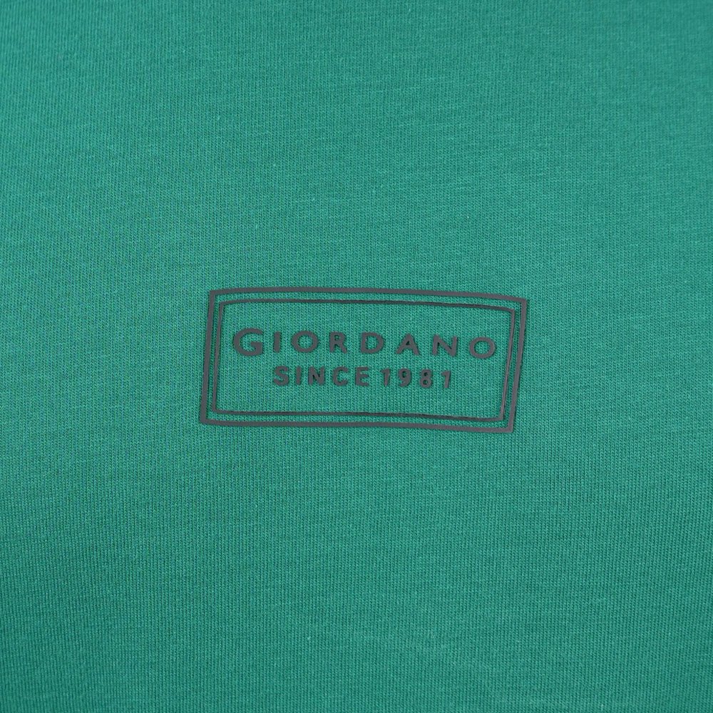 Giordano Men's Slim Fit Signature Graphic Tee - Premium Print Tee