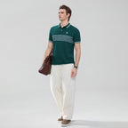 Giordano Men's Slim Fit Signature Striped Lion Polo - first_variant_option_2 Premium Polo for Giordano