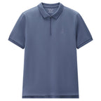 Giordano Men's Slim Fit Small Lion Zipper Polo - first_variant_option_2 Premium Polo for Giordano