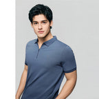 Giordano Men's Slim Fit Small Lion Zipper Polo - first_variant_option_2 Premium Polo for Giordano