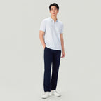 Giordano Men's Slim Fit Small Lion Zipper Polo - Premium Polo