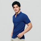 Giordano Men's Slim Fit Small Lion Zipper Polo - first_variant_option_2 Premium Polo for Giordano