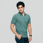 Giordano Men's Slim Fit Small Lion Zipper Polo - first_variant_option_2 Premium Polo for Giordano