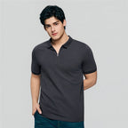 Giordano Men's Slim Fit Small Lion Zipper Polo - first_variant_option_2 Premium Polo for Giordano