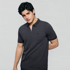 Giordano Men's Slim Fit Small Lion Zipper Polo - first_variant_option_2 Premium Polo for Giordano
