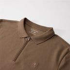 Giordano Men's Slim Fit Small Lion Zipper Polo - first_variant_option_2 Premium Polo for Giordano