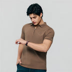 Giordano Men's Slim Fit Small Lion Zipper Polo - first_variant_option_2 Premium Polo for Giordano