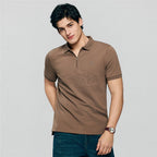 Giordano Men's Slim Fit Small Lion Zipper Polo - first_variant_option_2 Premium Polo for Giordano