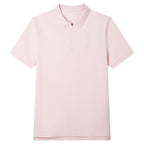 Giordano Men's Slim Fit Small Lion Zipper Polo - Premium Polo