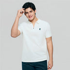 Giordano Men's Slim Fit Small Lion Zipper Polo - first_variant_option_2 Premium Polo for Giordano