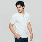 Giordano Men's Slim Fit Small Lion Zipper Polo - first_variant_option_2 Premium Polo for Giordano