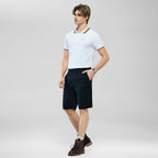 Giordano Men's Slim Lightweight Twill Bermuda Shorts - Premium Shorts