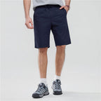 Giordano Men’s Slim Lightweight Twill Bermuda Shorts - Premium Shorts