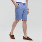 Giordano Men’s Slim Lightweight Twill Bermuda Shorts - Premium Shorts