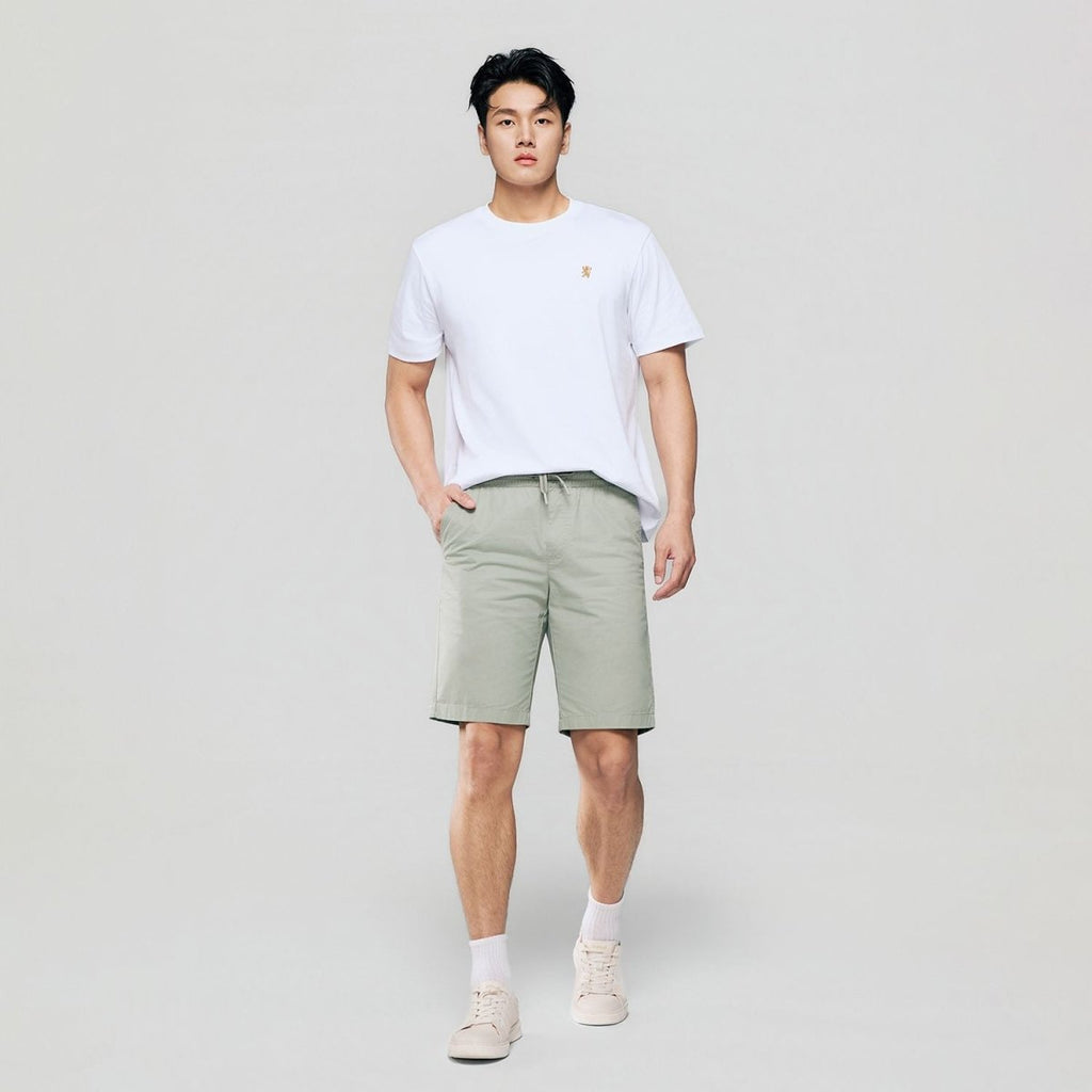 Giordano Men’s Slim Lightweight Twill Bermuda Shorts - Premium Shorts