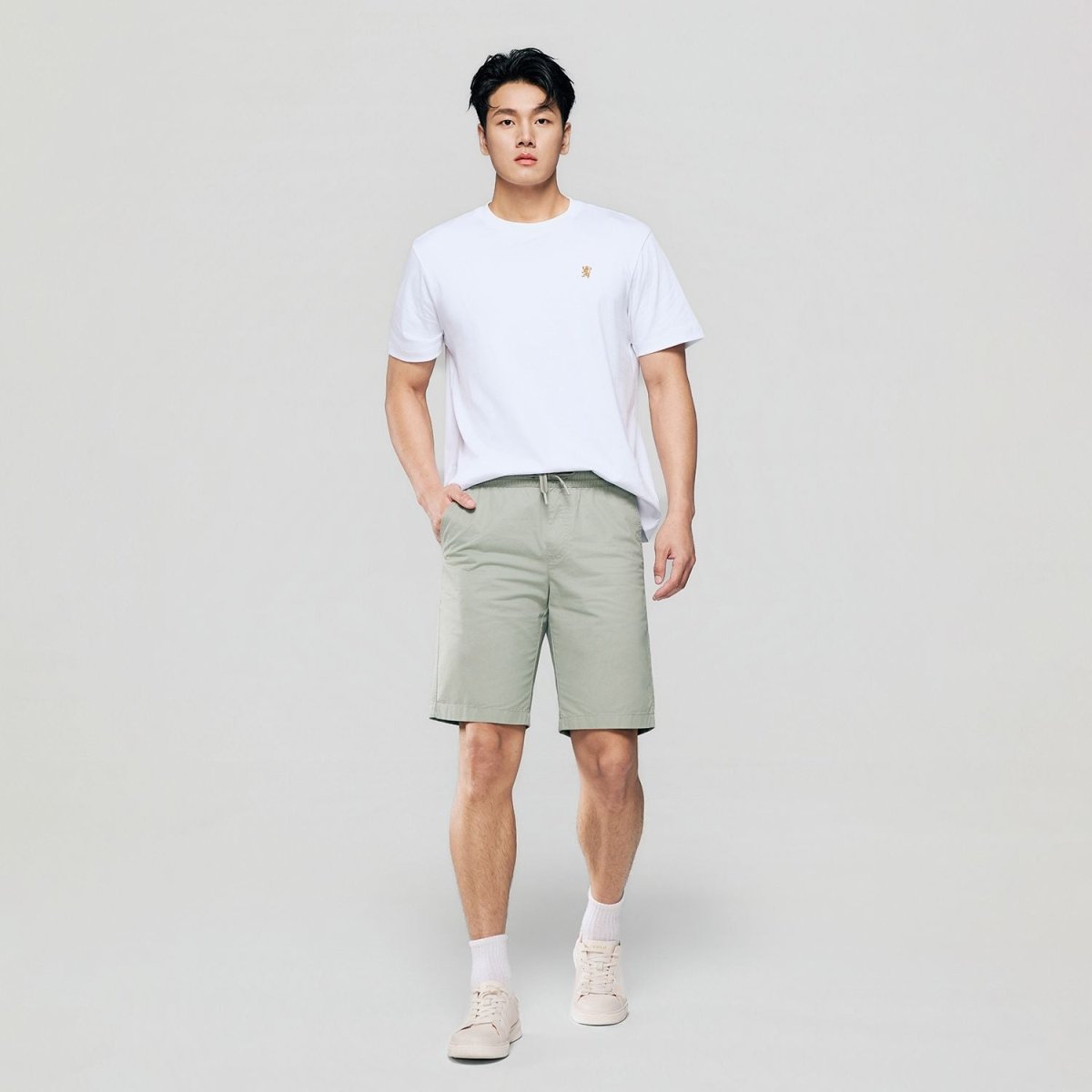 Giordano Men’s Slim Lightweight Twill Bermuda Shorts - Premium Shorts
