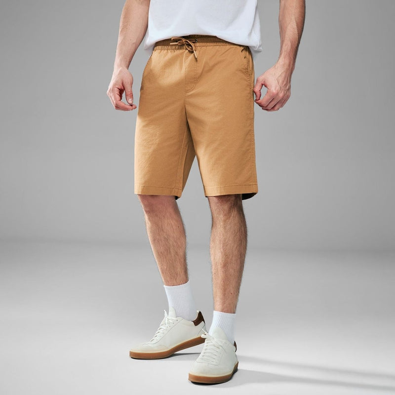 Giordano Men’s Slim Lightweight Twill Bermuda Shorts - Premium Shorts
