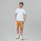 Giordano Men’s Slim Lightweight Twill Bermuda Shorts - Premium Shorts
