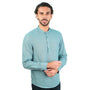 Giordano Men's Slim Linen Cotton Band Collar Shirt - first_variant_option_2 Premium Shirt for Giordano
