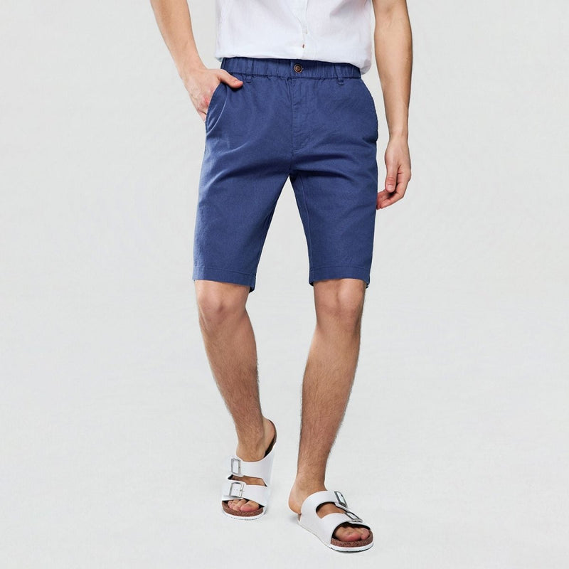 Giordano Men's Slim Linen Cotton Bermuda Shorts - Premium Shorts