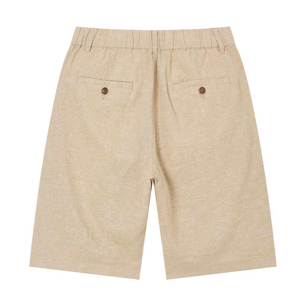 Giordano Men's Slim Linen Cotton Bermuda Shorts - first_variant_option_2 Premium Shorts for Giordano