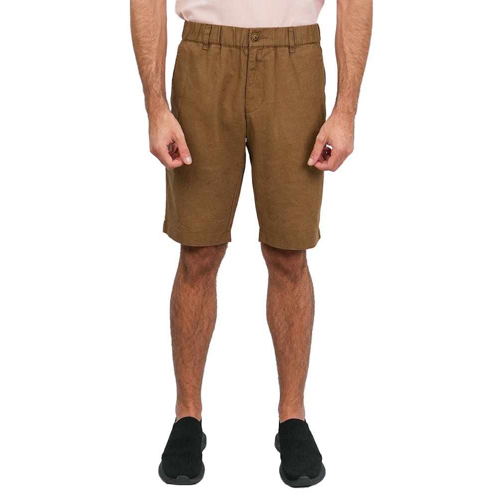 Giordano Men's Slim Linen Cotton Bermuda Shorts - first_variant_option_2 Premium Shorts for Giordano