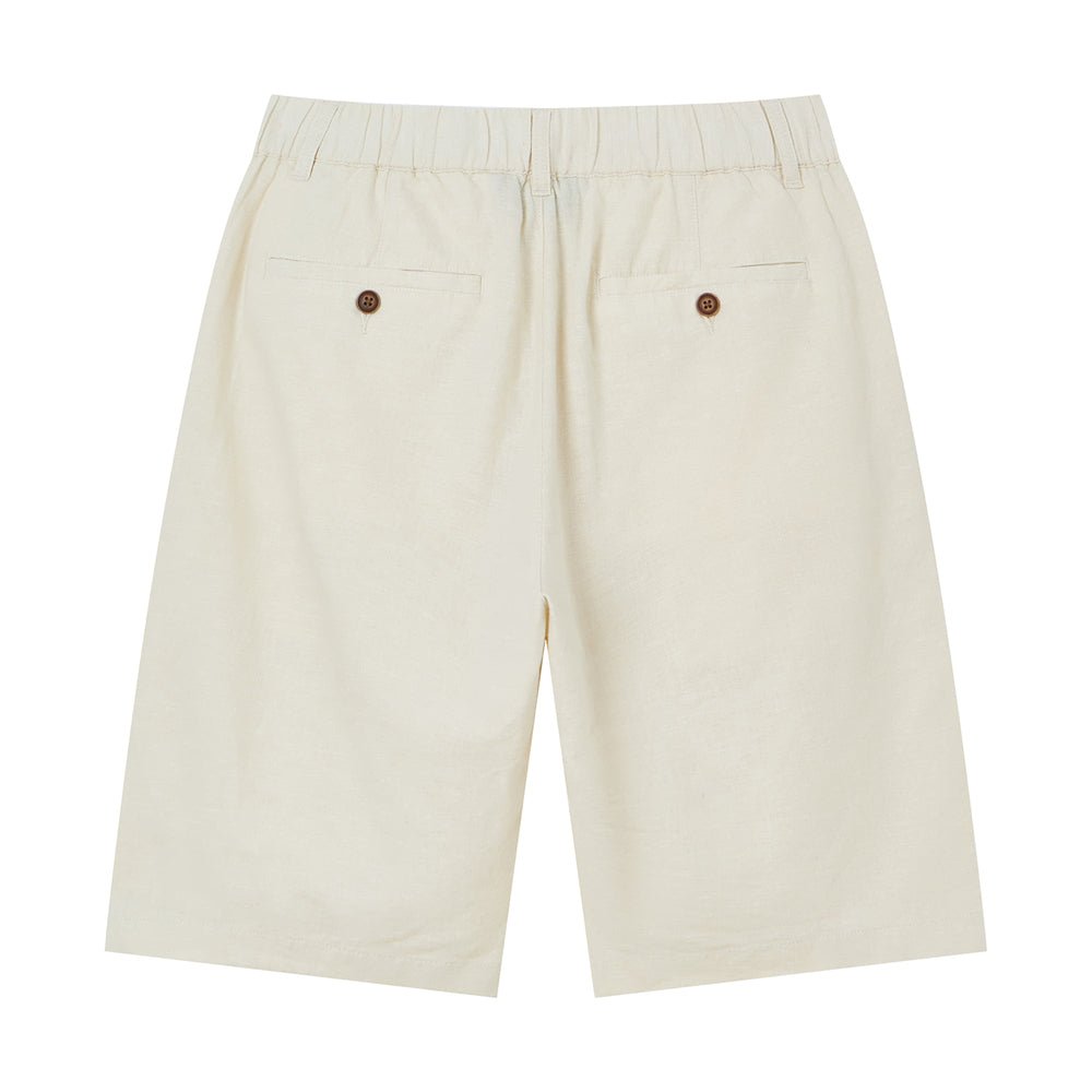 Giordano Men's Slim Linen Cotton Bermuda Shorts - first_variant_option_2 Premium Shorts for Giordano