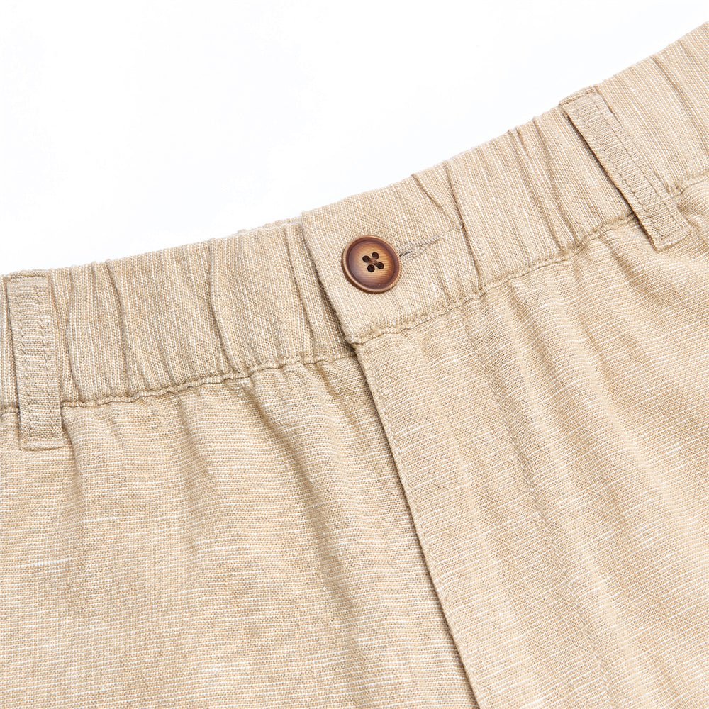 Giordano Men's Slim Linen Cotton Bermuda Shorts - first_variant_option_2 Premium Shorts for Giordano