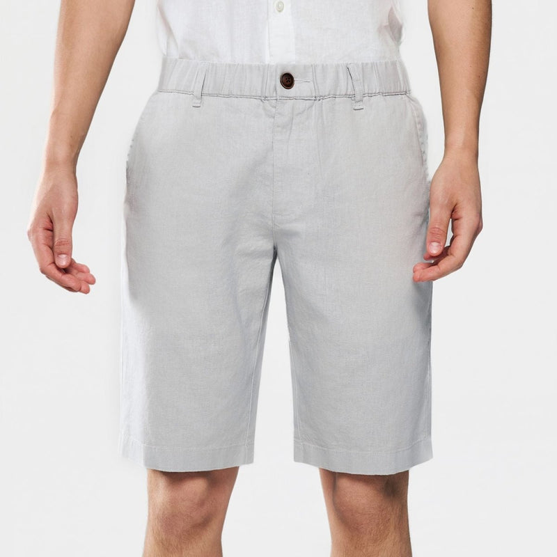 Giordano Men's Slim Linen Cotton Bermuda Shorts - first_variant_option_2 Premium Shorts for Giordano