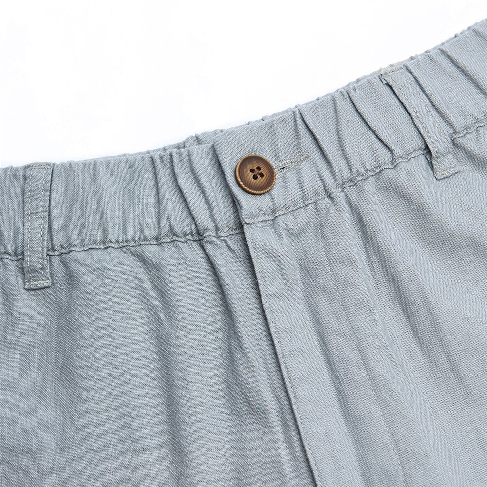 Giordano Men's Slim Linen Cotton Bermuda Shorts - first_variant_option_2 Premium Shorts for Giordano