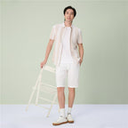Giordano Men's Slim Linen Cotton Bermuda Shorts - first_variant_option_2 Premium Shorts for Giordano