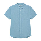 Giordano Men's Slim Linen Cotton Short - Sleeve Shirt - first_variant_option_2 Premium Shirt for Giordano