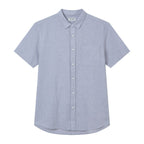 Giordano Men's Slim Linen Cotton Short-Sleeve Shirt - Premium Shirts